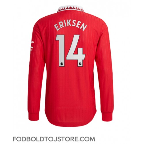 Manchester United Christian Eriksen #14 Hjemmebanetrøje 2022-23 Langærmet